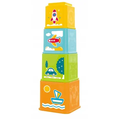 Set Cuburi pentru Stivuire - 8 Piese - Huanger