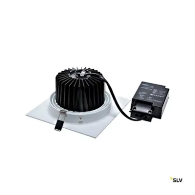 NEW TRIA LED DL patrat Set 25W2700K, 30°, alb mat