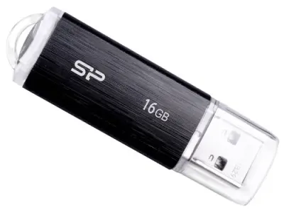 Stick USB Silicon Power Ultima U02, 16GB, USB 2.0 (Negru)