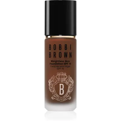 Bobbi Brown Weightless Skin Foundation SPF 15 machiaj persistent cu efect de hidratare culoare Espresso 30 ml