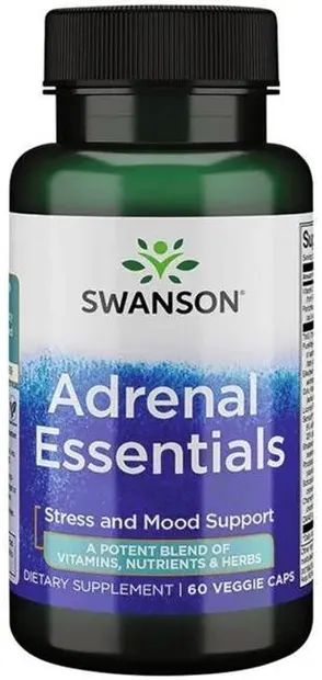 Adrenal Essentials, 60 capsule vegetale, Swanson