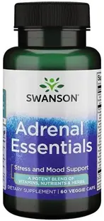 Adrenal Essentials, 60 capsule vegetale, Swanson