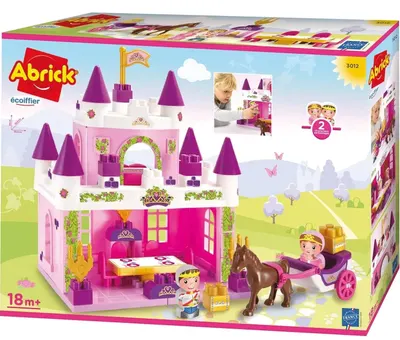 Set de joacă Ecoiffier - construirea unui castel Abrick