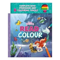 Disney Princess Ariel: Read & Colour