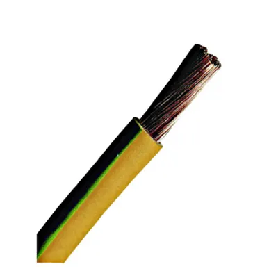 Conductor flex. cu izolaţie din PVC H07V-K 10mm² negru HPV