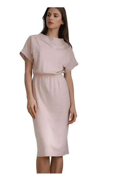 Rochie 590219 - Viscoza/Poliester - Roz