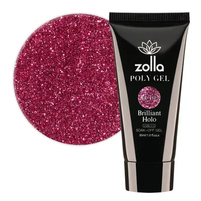 Polygel Zolla Brilliant Holo YC102, 30ml
