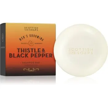 Scottish Fine Soaps Thistle & Black Pepper șampon solid pentru barbati