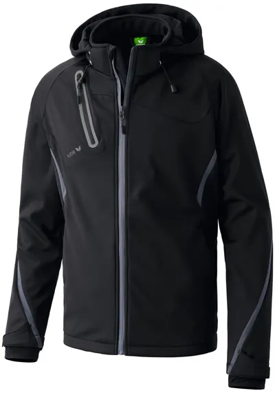 Geacă softshell Erima Function Junior Black