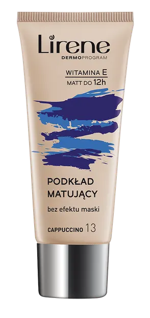 Fluid matifiant Nature Matte Cappucino 13, 30ml, Lirene