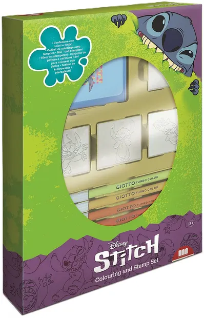 Set de ștampile Multiprint Stitch - 4 buc., cu 7 carioci