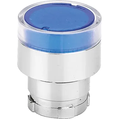 Cap Buton Luminos Revenire IP40 Culoare Albastru