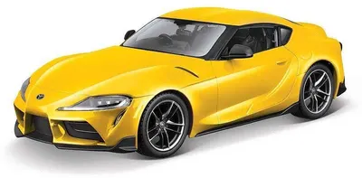 Mașină metalică de asamblat Maisto Assembly Line – Toyota GR Supra, scara 1:24, galbenă