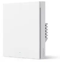 Comutator inteligent de perete Aqara - H1, cu neutru, cu un singur buton, alb