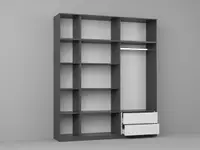 Dressing Dormitor Gri 205,4 cm - C10