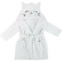 Halat de baie, Bubaba, Cu urechi Kitty, Marime 86/92/98, White