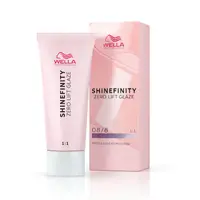 Vopsea demi-permanenta Shinefinity Zero Lift Glaze 08/8 Blue Pearl, 60 ml, Wella Professionals