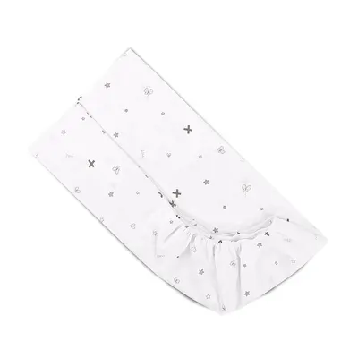 Cearsaf cu elastic Lorelli Classic bumbac ranforce 70 x 140 cm Honey Bunny Beige