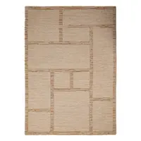 Covor în culoare naturală țesut manual din lână 160x230 cm Harris Modula Wool – Flair Rugs