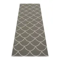 Covor tip traversă pentru interior și exterior gri 70x225 cm Kotte Charcoal – Pappelina