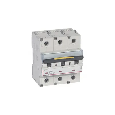 Siguranta automata 10000 - 16 kA - 3P 400 V~ - 80 A - D curba
