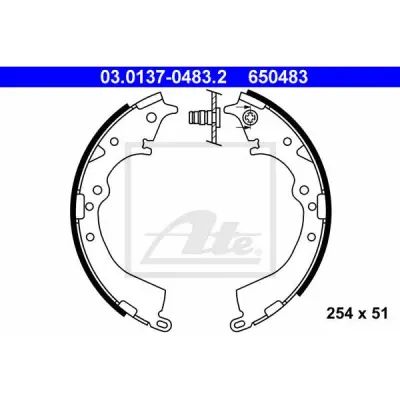 Set saboti frana ATE 03.0137-0483.2