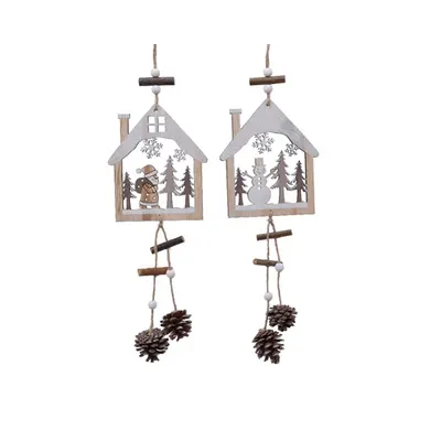 Decoratiune - Plywood House Xmas - mai multe modele