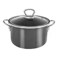 Oală cu capac smalțuită 3,25 l Metalic – Orion