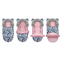 Sac de dormit 95 x 48 cm Ricokids Elmi 720012 Bleumarin cu flamingo