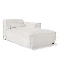 Modul pentru canapea alb (cu colț pe partea dreaptă) Flex Felix – Miuform
