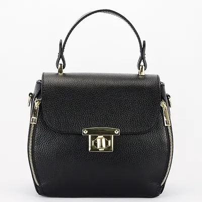 Geanta neagra din piele naturala 2095 127