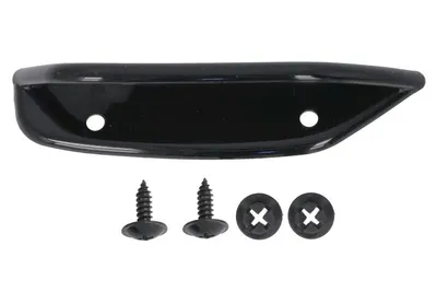 Ornament bara fata stanga potrivit MERCEDES CLA C118 2019-2022 - (exterior, negru lucios, AMG STYLING)