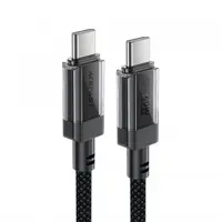 Cablu Date si Incarcare USB-C - USB-C Acefast C12-03, 60W, 1.2m, Negru