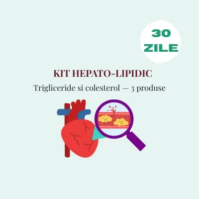 Kit Hepato-Lipidic — Trigliceride si Colesterol Crescut