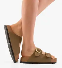 Papuci dama Lybure Khaki