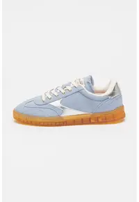 Pantofi sport low-cut din material textil - Albastru lavanda/Argintiu