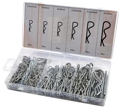 Set de știfturi cu arc HBM - 4067, 150 bucăți