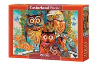 Puzzle Castorland din 2000 de piese - Bufnite