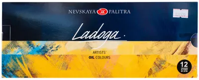 Vopsele ulei Nevskaya Palitra Leningrad - Ladoga, 12 culori x 18 ml