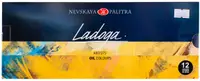 Vopsele ulei Nevskaya Palitra Leningrad - Ladoga, 12 culori x 18 ml