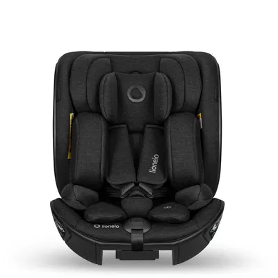 Scaun auto Lionelo Moxie Next I-Size negru 40-105 cm, cu tetiera reglabila pe 8 trepte, inclinare spatar in 5 pozitii si husa detasabila, Conform cu R129