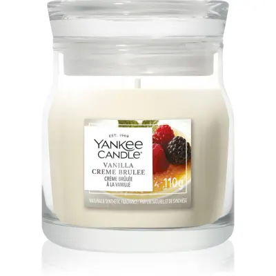Yankee Candle Vanilla Crème Brûlée lumânare parfumată Signature 110 g
