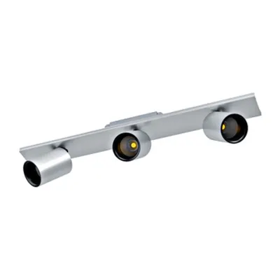 Module 3flg. Spotlight 26W 3000K aluminium anodised L-570mm
