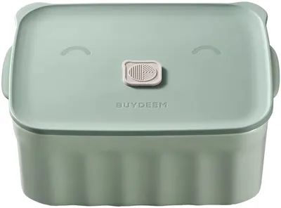 Cutie pentru prânz BUYDEEM - Bento CT1006, 20.5 x 10.5 x 17 cm, verde