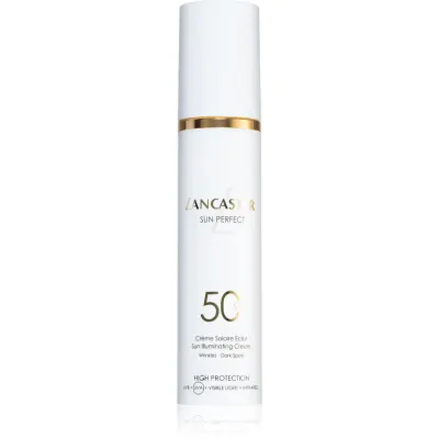 Lancaster Sun Perfect Sun Illuminating Cream SPF 50 crema de zi radianta pentru riduri si pete SPF 50 50 ml