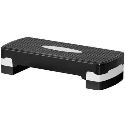 HOMCOM stepper pentru fitness si aerobic, 68x29cm, negru | Aosom Romania