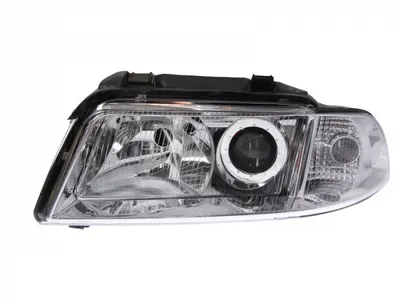 Far stanga (H7, reglaj electric, fundal cromat) AUDI A4 1998-2001