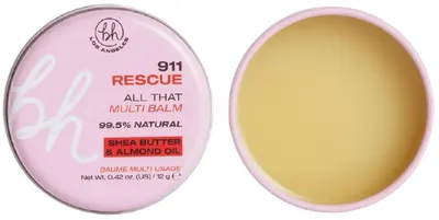 BH Cosmetics Balsam multifuncțional pentru față, mâini și buze 911 Rescue All That, 12 g