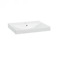 Lavoar incastrat, ceramica alb 61X45 cm, Defra Verso