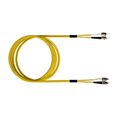 FO Patch Cord Premium, Duplex, ST/FC, E09/125 OS2, 2m
